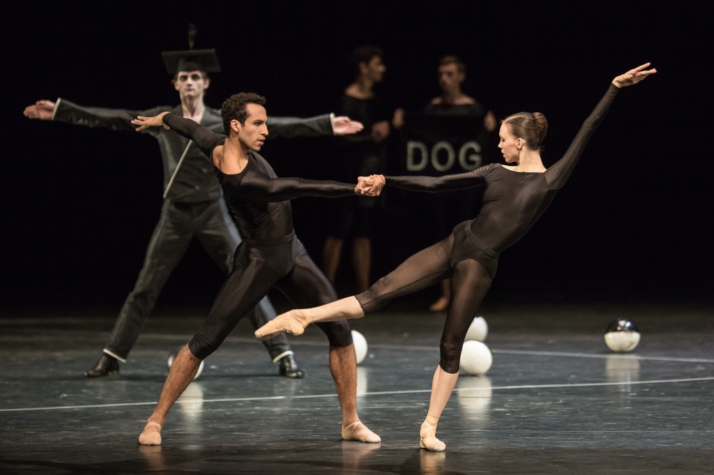 Cristian Alex Assis and Viktorina Kapitonova with Ballett Zürich in William Forsythe's New SleepPhoto Gregory Batardon